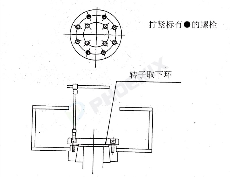 制砂機(jī)轉(zhuǎn)子剖面圖